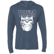 T-Shirts Indigo / X-Small Thanos Danzig Triblend Long Sleeve Hoodie Tee