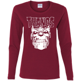 T-Shirts Cardinal / S Thanos Danzig Women's Long Sleeve T-Shirt