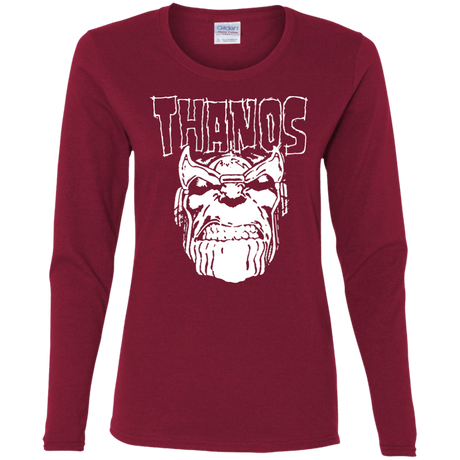 T-Shirts Cardinal / S Thanos Danzig Women's Long Sleeve T-Shirt