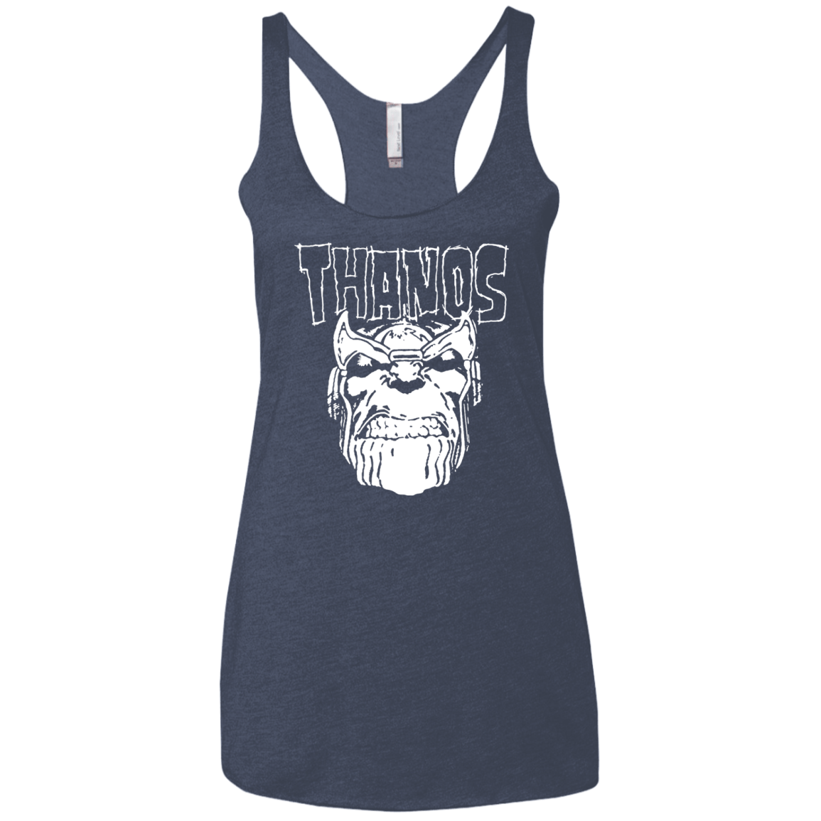 T-Shirts Vintage Navy / X-Small Thanos Danzig Women's Triblend Racerback Tank