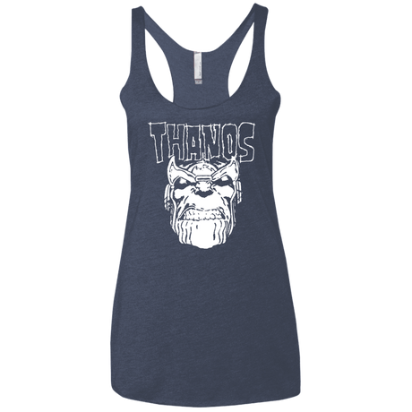 T-Shirts Vintage Navy / X-Small Thanos Danzig Women's Triblend Racerback Tank