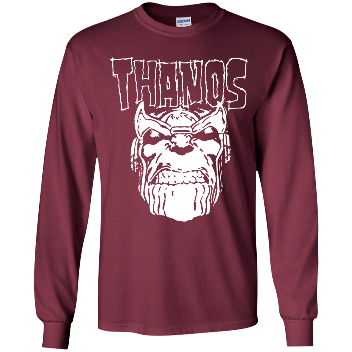 T-Shirts Maroon / YS Thanos Danzig Youth Long Sleeve T-Shirt