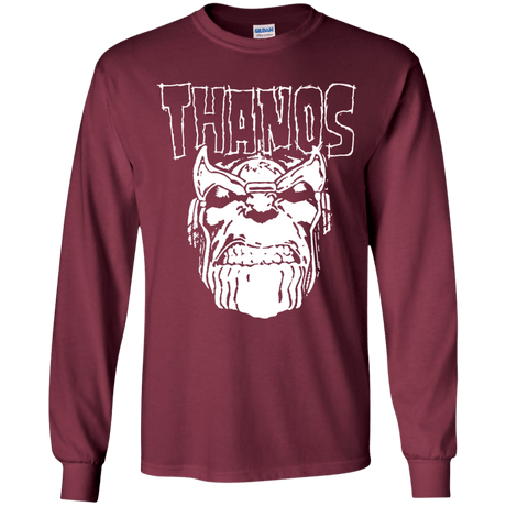 T-Shirts Maroon / YS Thanos Danzig Youth Long Sleeve T-Shirt