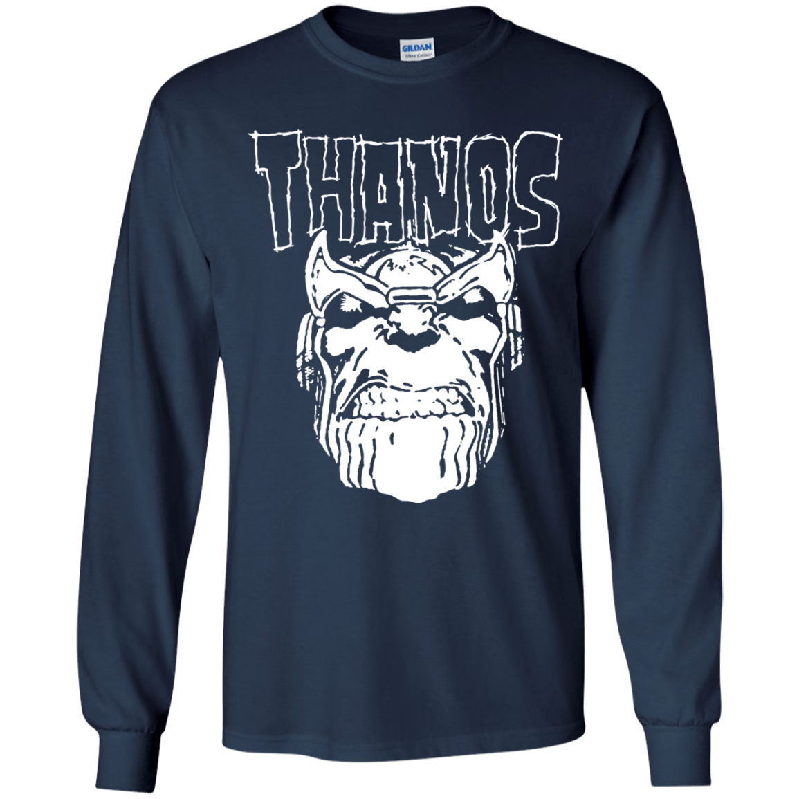 T-Shirts Navy / YS Thanos Danzig Youth Long Sleeve T-Shirt