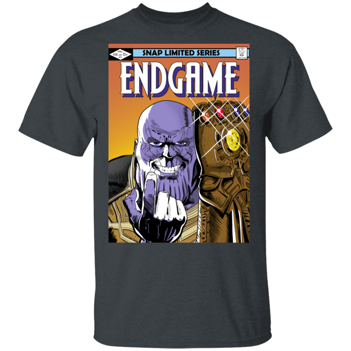 T-Shirts Dark Heather / S Thanos Endgame T-Shirt