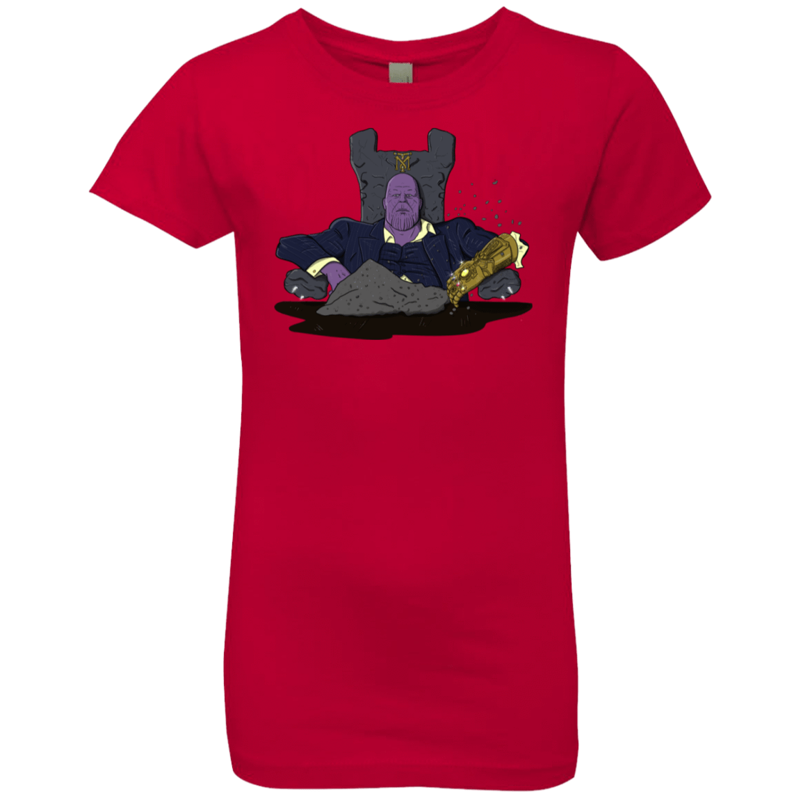 T-Shirts Red / YXS Thanos Montana Girls Premium T-Shirt