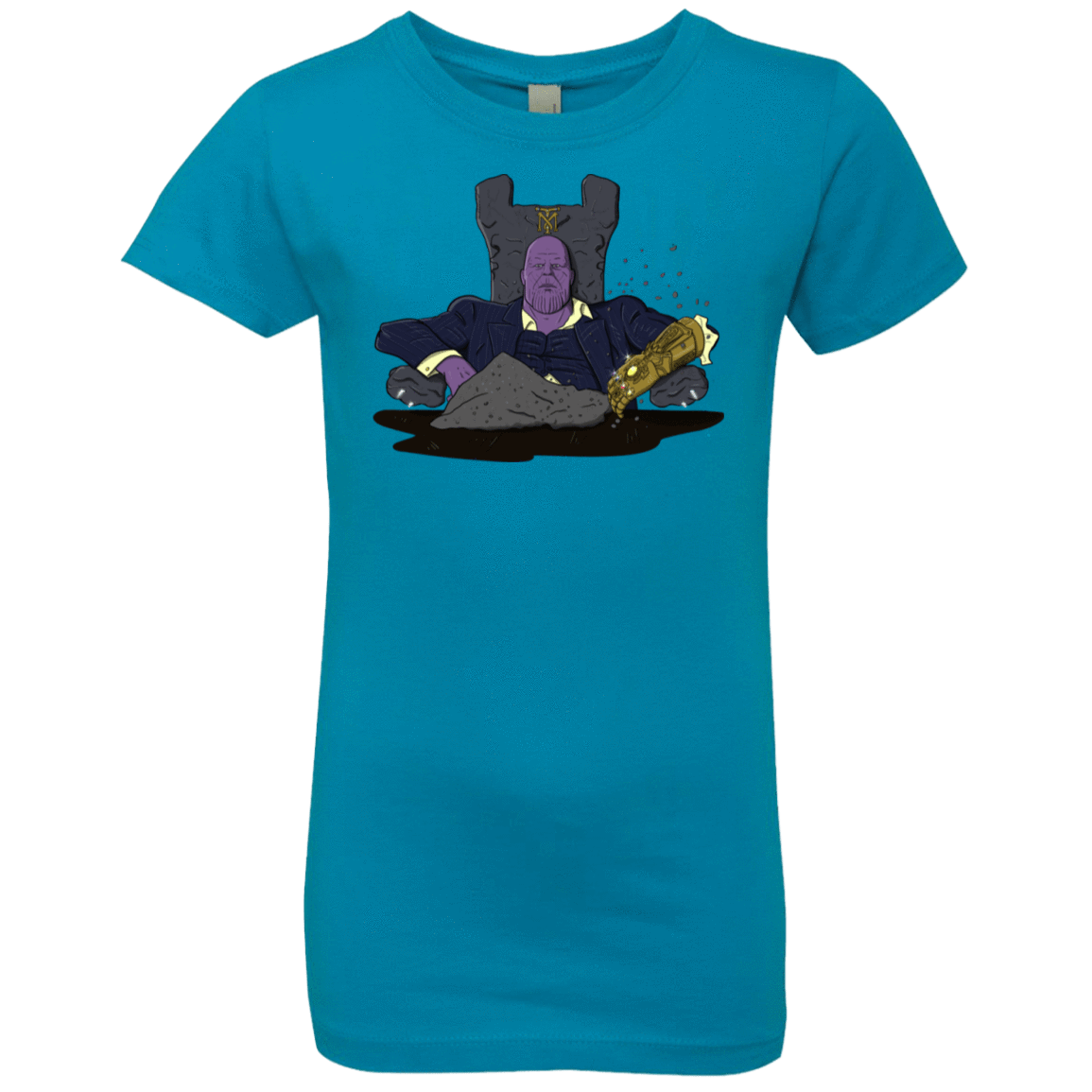 T-Shirts Turquoise / YXS Thanos Montana Girls Premium T-Shirt