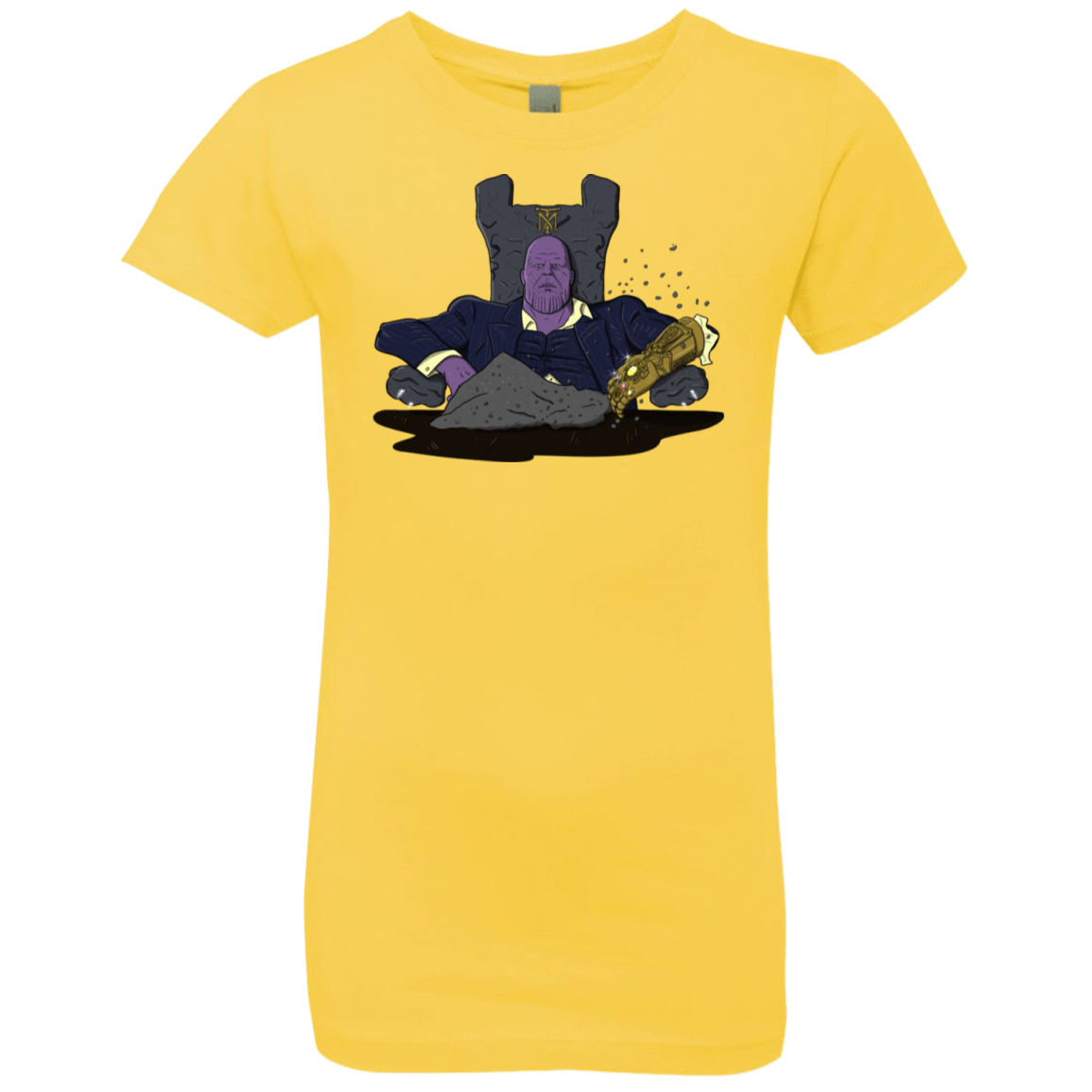 T-Shirts Vibrant Yellow / YXS Thanos Montana Girls Premium T-Shirt