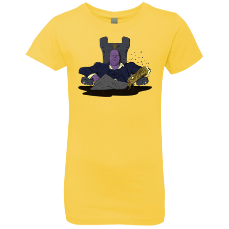 T-Shirts Vibrant Yellow / YXS Thanos Montana Girls Premium T-Shirt