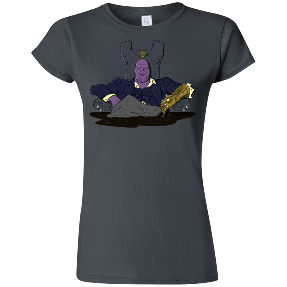 T-Shirts Charcoal / S Thanos Montana Junior Slimmer-Fit T-Shirt