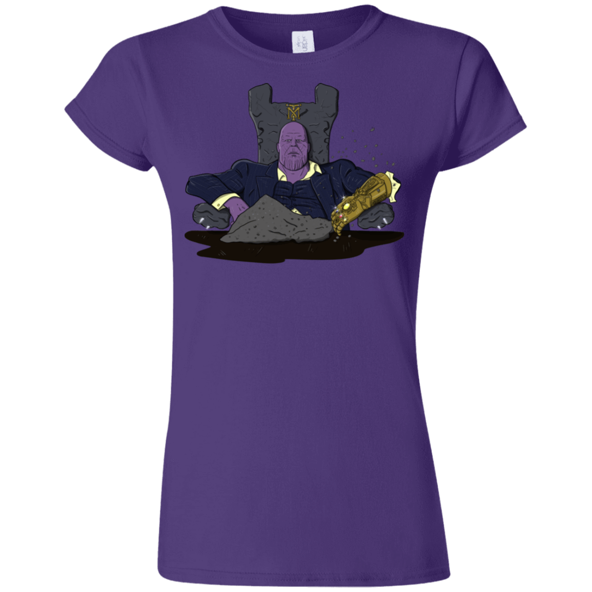 T-Shirts Purple / S Thanos Montana Junior Slimmer-Fit T-Shirt