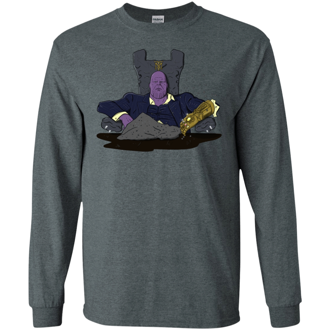 T-Shirts Dark Heather / S Thanos Montana Men's Long Sleeve T-Shirt