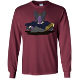 T-Shirts Maroon / S Thanos Montana Men's Long Sleeve T-Shirt