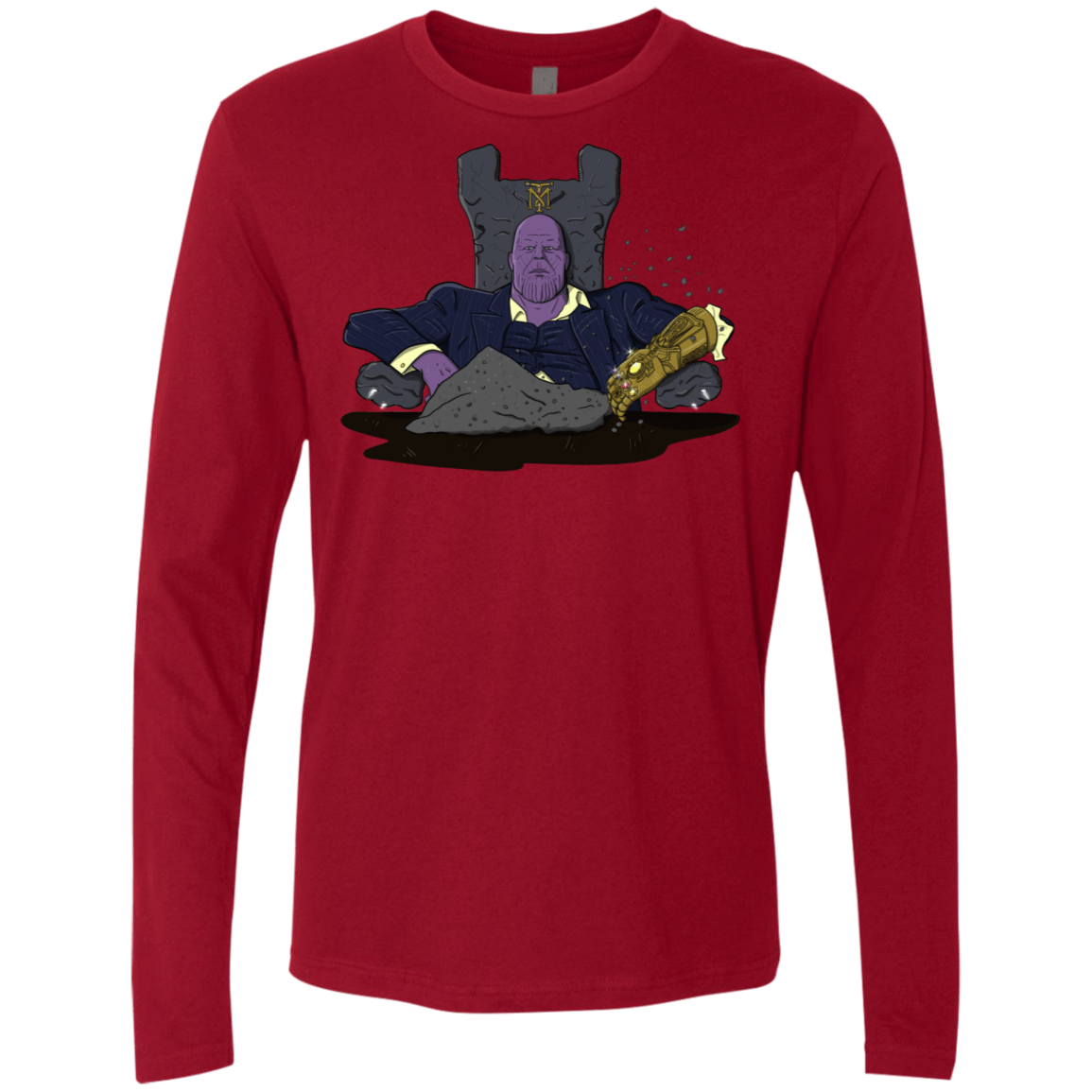 T-Shirts Cardinal / S Thanos Montana Men's Premium Long Sleeve