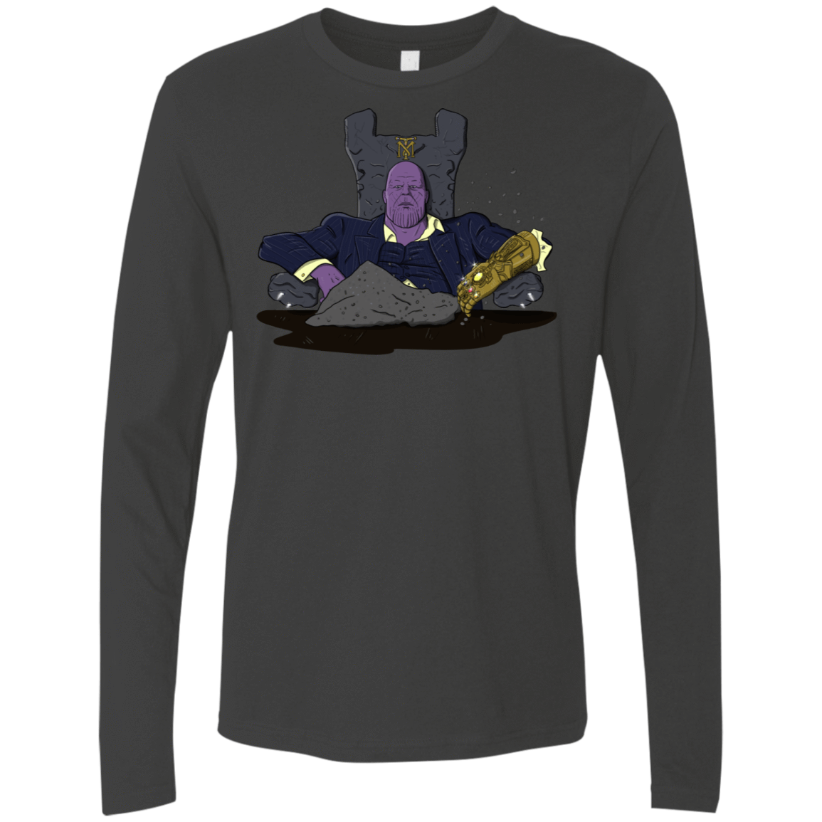 T-Shirts Heavy Metal / S Thanos Montana Men's Premium Long Sleeve