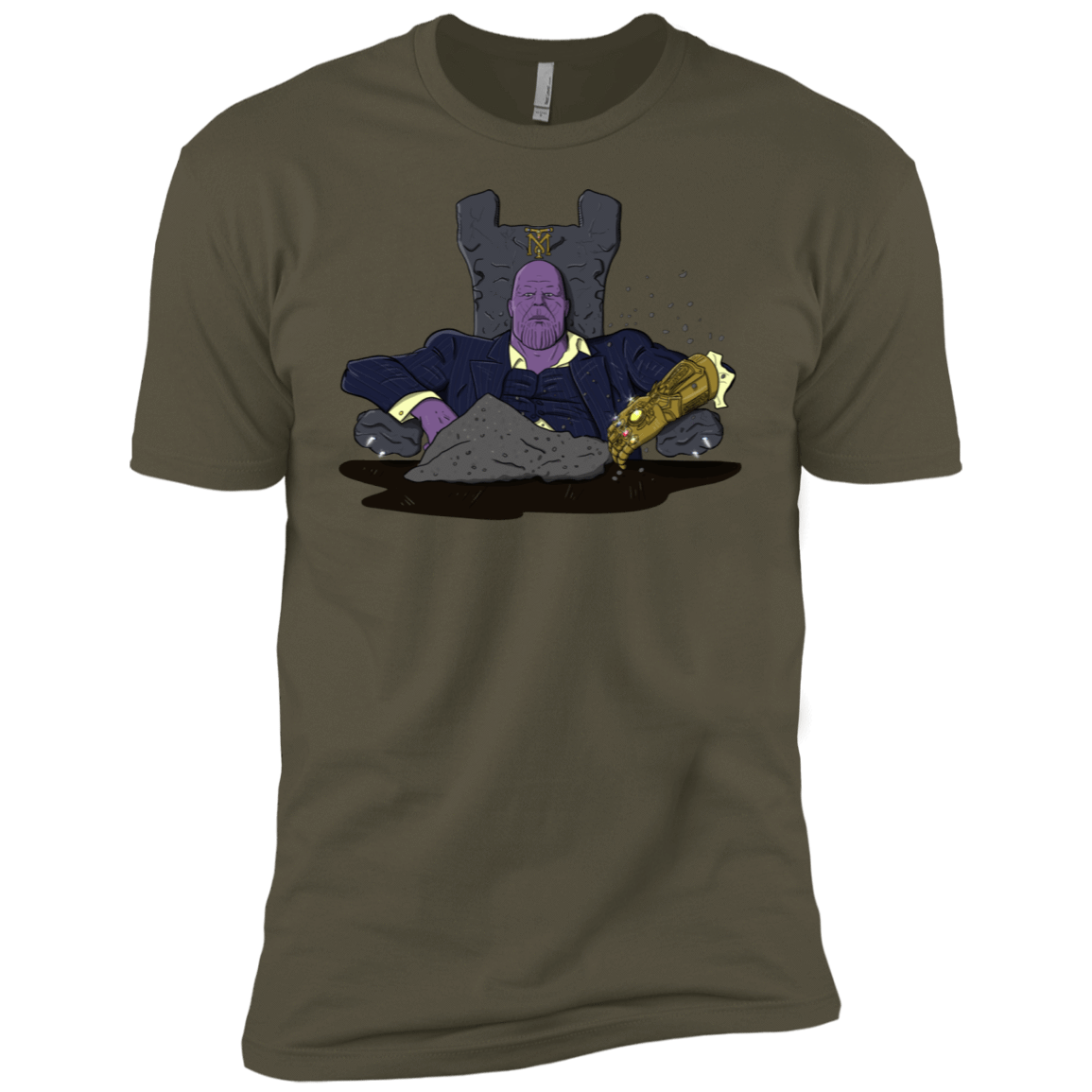 T-Shirts Military Green / X-Small Thanos Montana Men's Premium T-Shirt