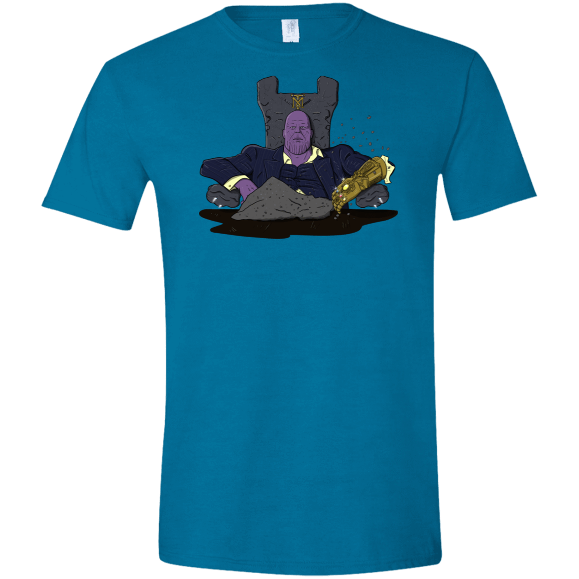 T-Shirts Antique Sapphire / S Thanos Montana Men's Semi-Fitted Softstyle