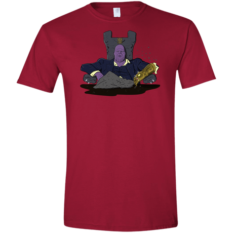T-Shirts Cardinal Red / S Thanos Montana Men's Semi-Fitted Softstyle