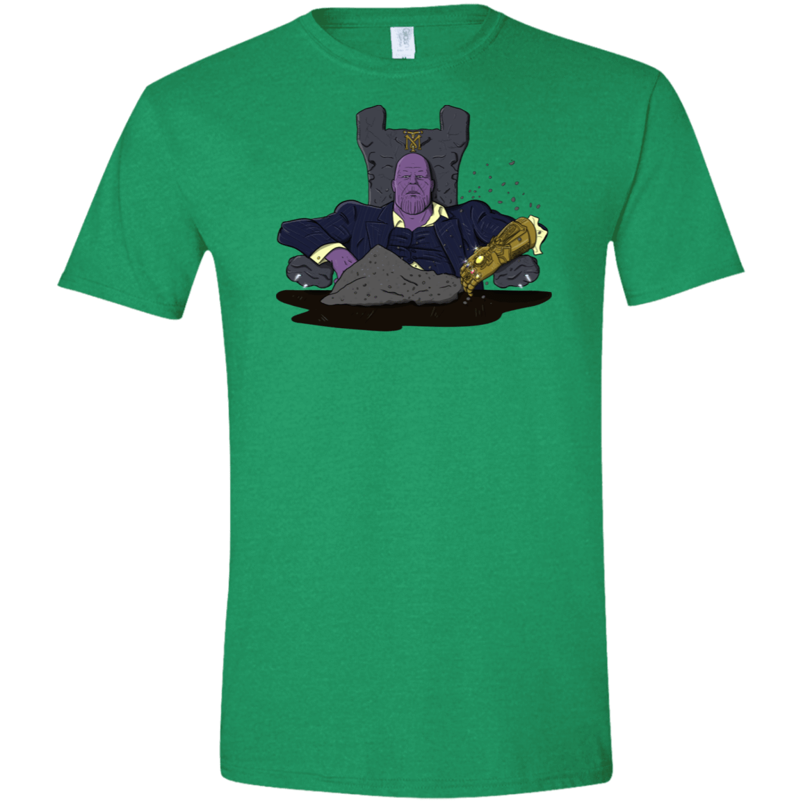 T-Shirts Heather Irish Green / S Thanos Montana Men's Semi-Fitted Softstyle