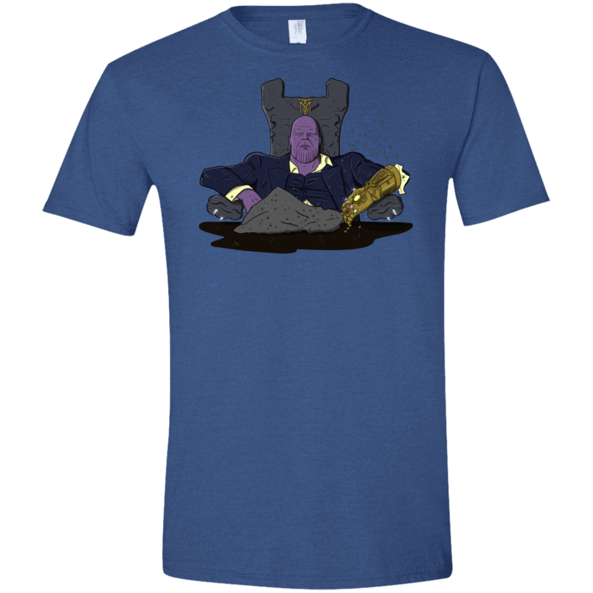 T-Shirts Heather Royal / X-Small Thanos Montana Men's Semi-Fitted Softstyle