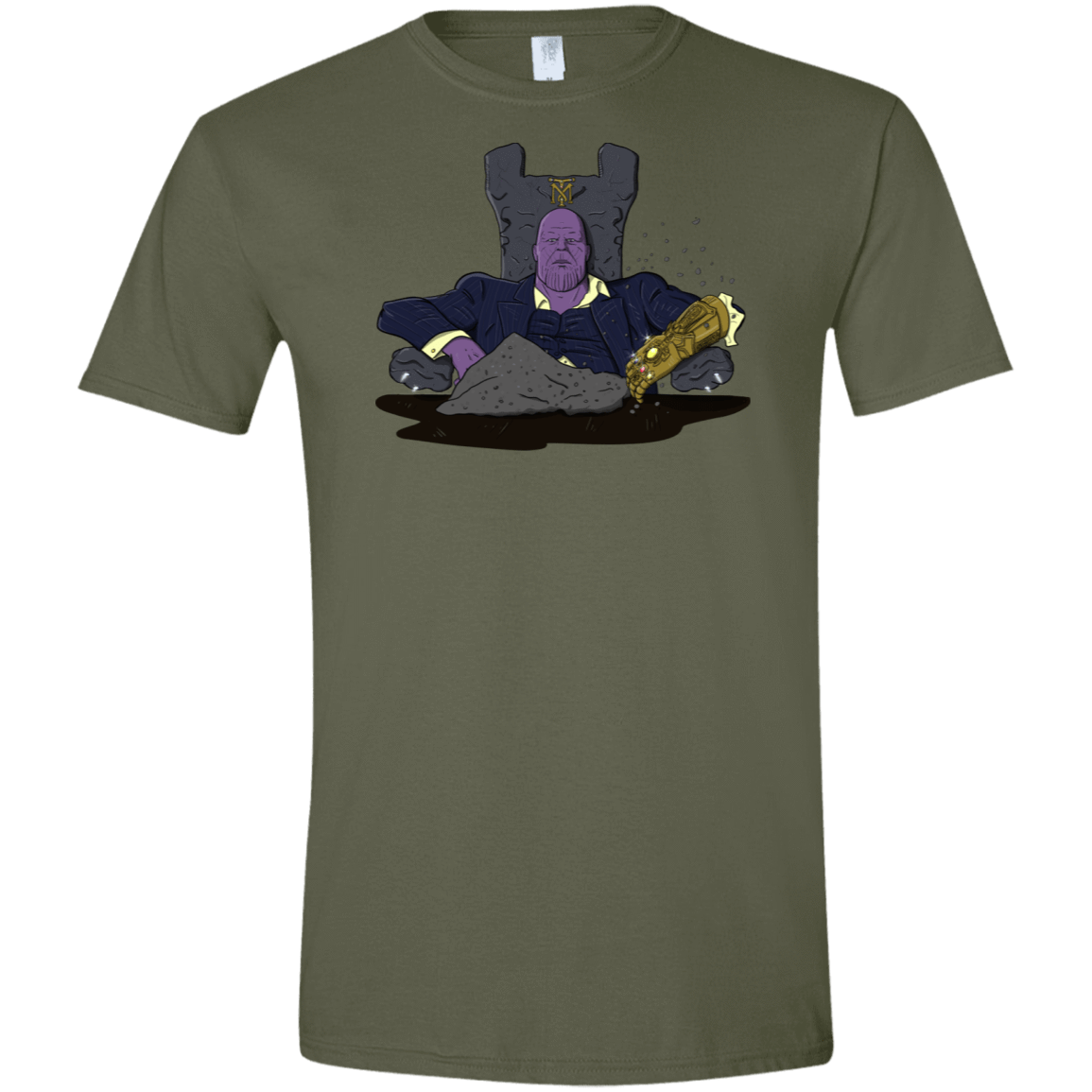 T-Shirts Military Green / S Thanos Montana Men's Semi-Fitted Softstyle