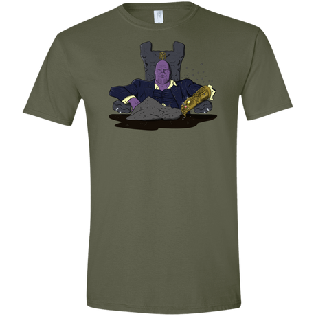 T-Shirts Military Green / S Thanos Montana Men's Semi-Fitted Softstyle