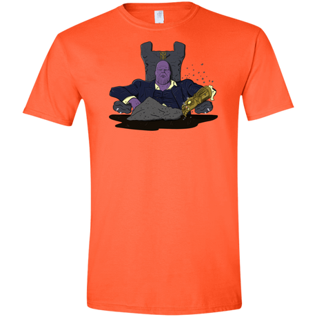 T-Shirts Orange / S Thanos Montana Men's Semi-Fitted Softstyle