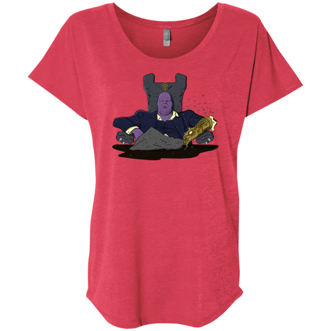 T-Shirts Vintage Red / X-Small Thanos Montana Triblend Dolman Sleeve