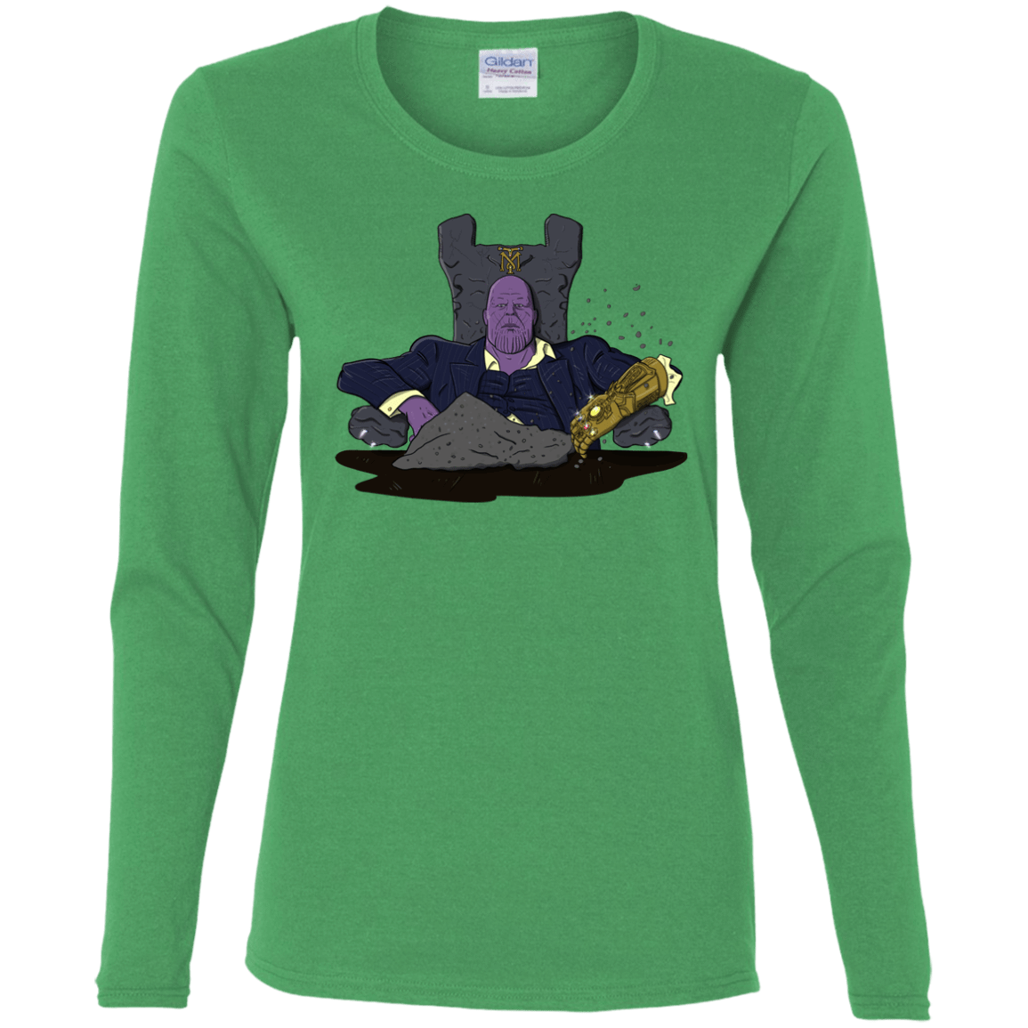 T-Shirts Irish Green / S Thanos Montana Women's Long Sleeve T-Shirt