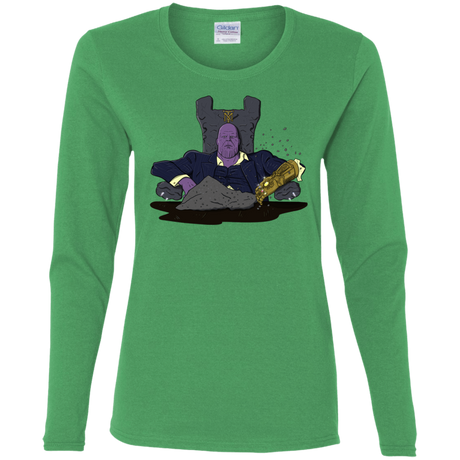 T-Shirts Irish Green / S Thanos Montana Women's Long Sleeve T-Shirt