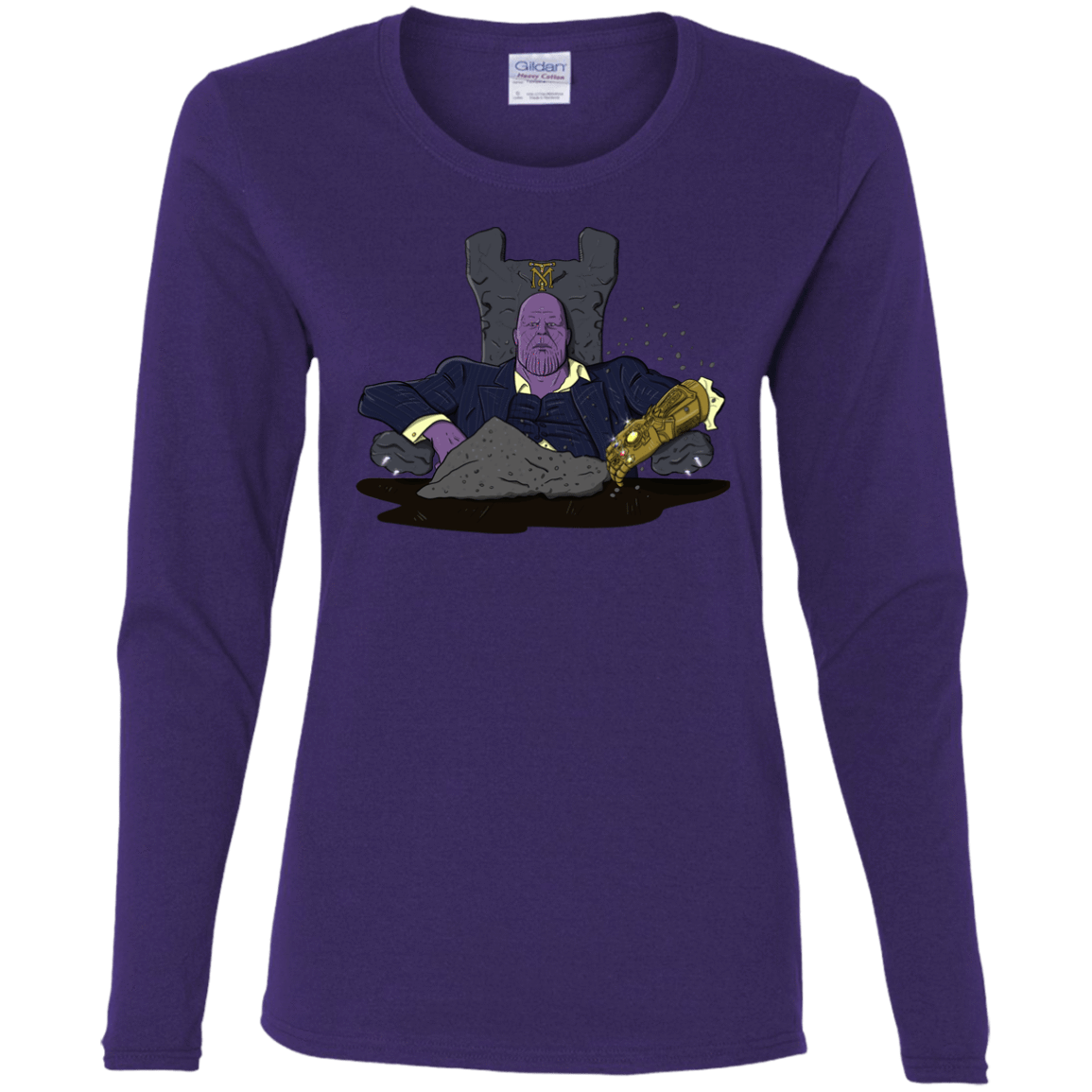 T-Shirts Purple / S Thanos Montana Women's Long Sleeve T-Shirt