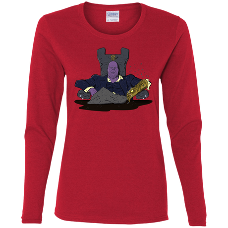 T-Shirts Red / S Thanos Montana Women's Long Sleeve T-Shirt