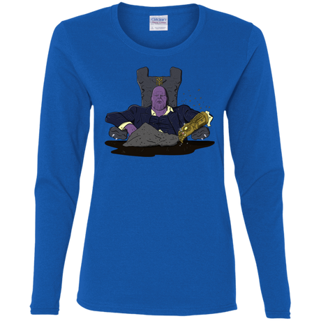 T-Shirts Royal / S Thanos Montana Women's Long Sleeve T-Shirt