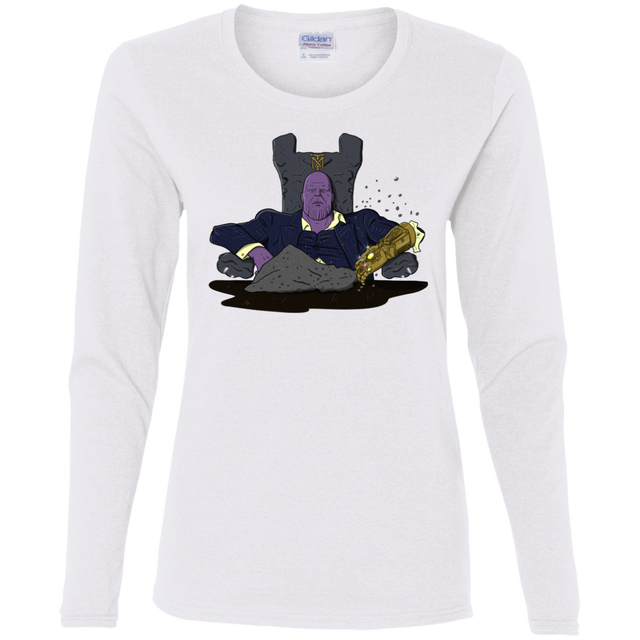 T-Shirts White / S Thanos Montana Women's Long Sleeve T-Shirt