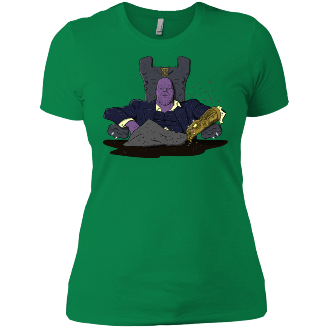 T-Shirts Kelly Green / X-Small Thanos Montana Women's Premium T-Shirt