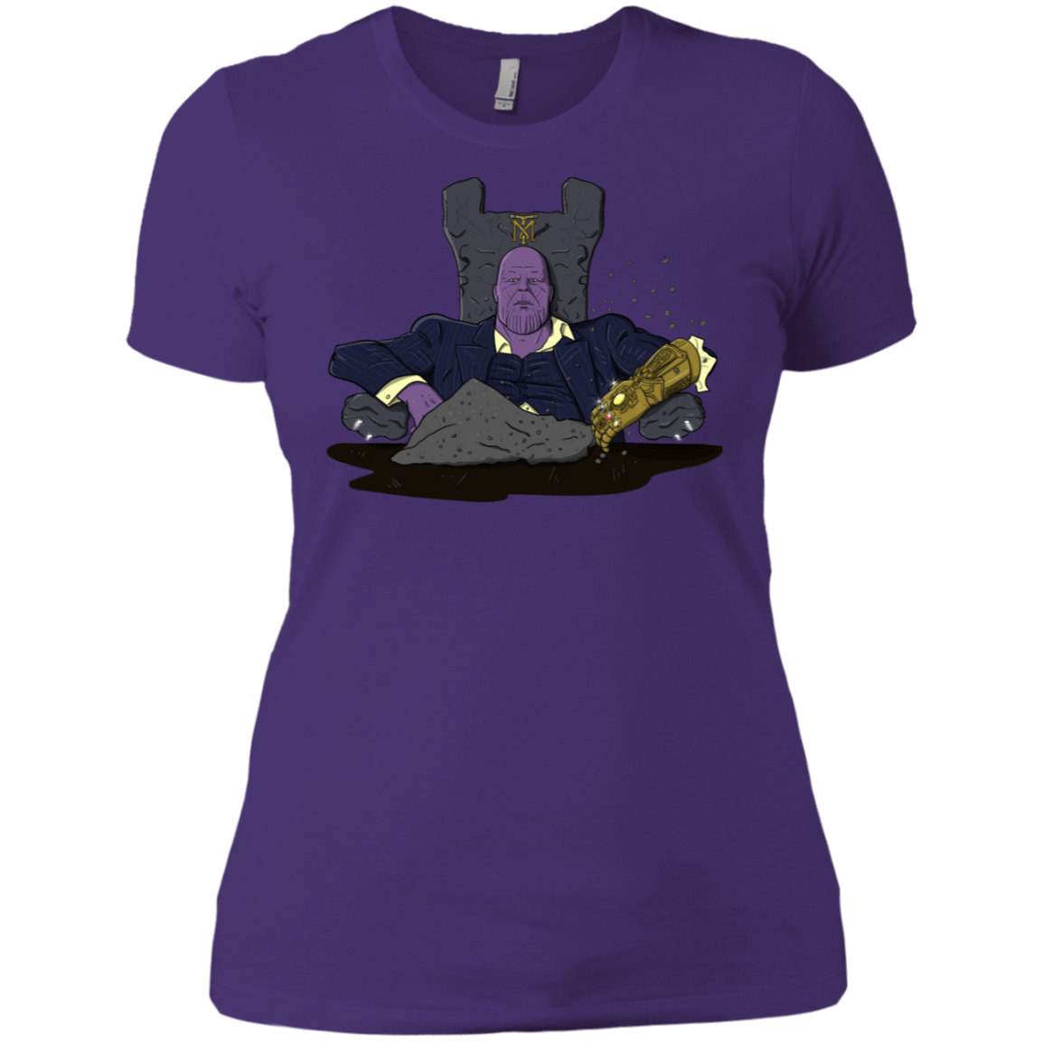 T-Shirts Purple Rush/ / X-Small Thanos Montana Women's Premium T-Shirt