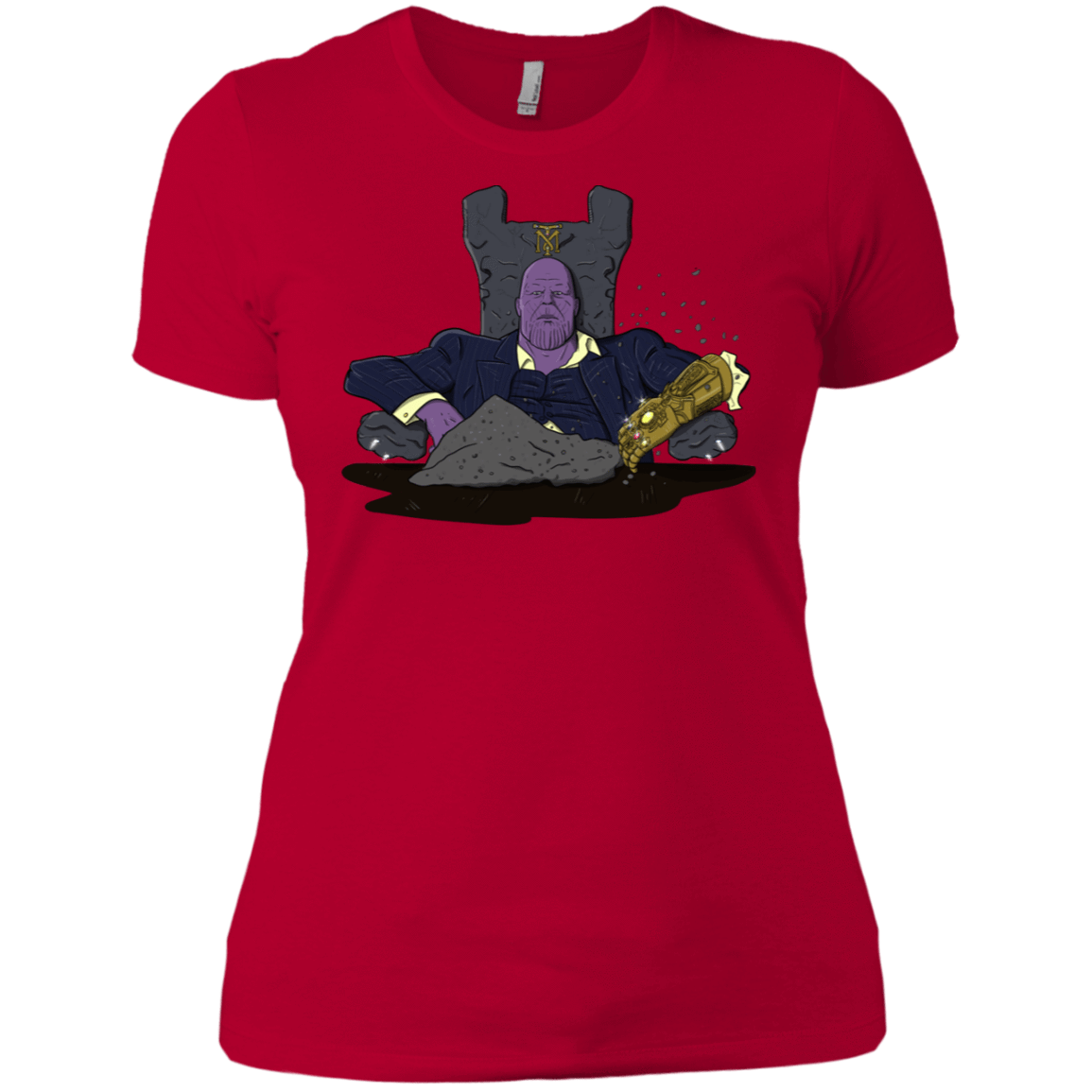 T-Shirts Red / X-Small Thanos Montana Women's Premium T-Shirt
