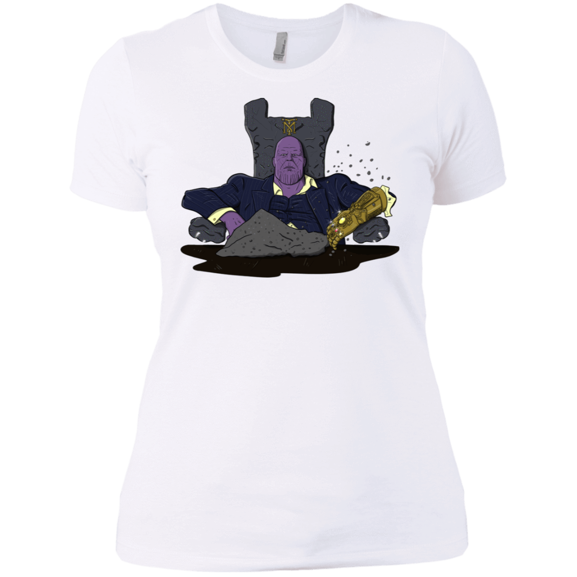 T-Shirts White / X-Small Thanos Montana Women's Premium T-Shirt