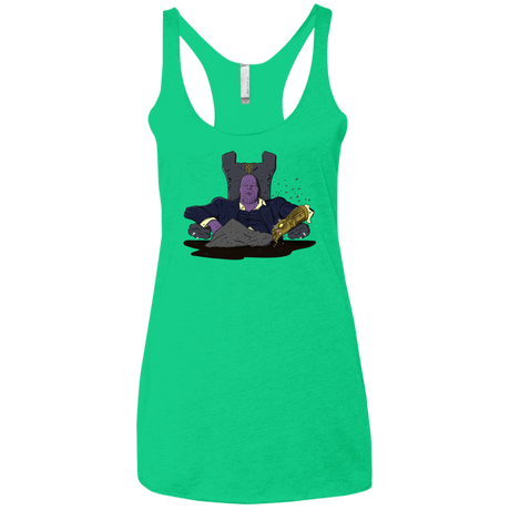 T-Shirts Envy / X-Small Thanos Montana Women's Triblend Racerback Tank