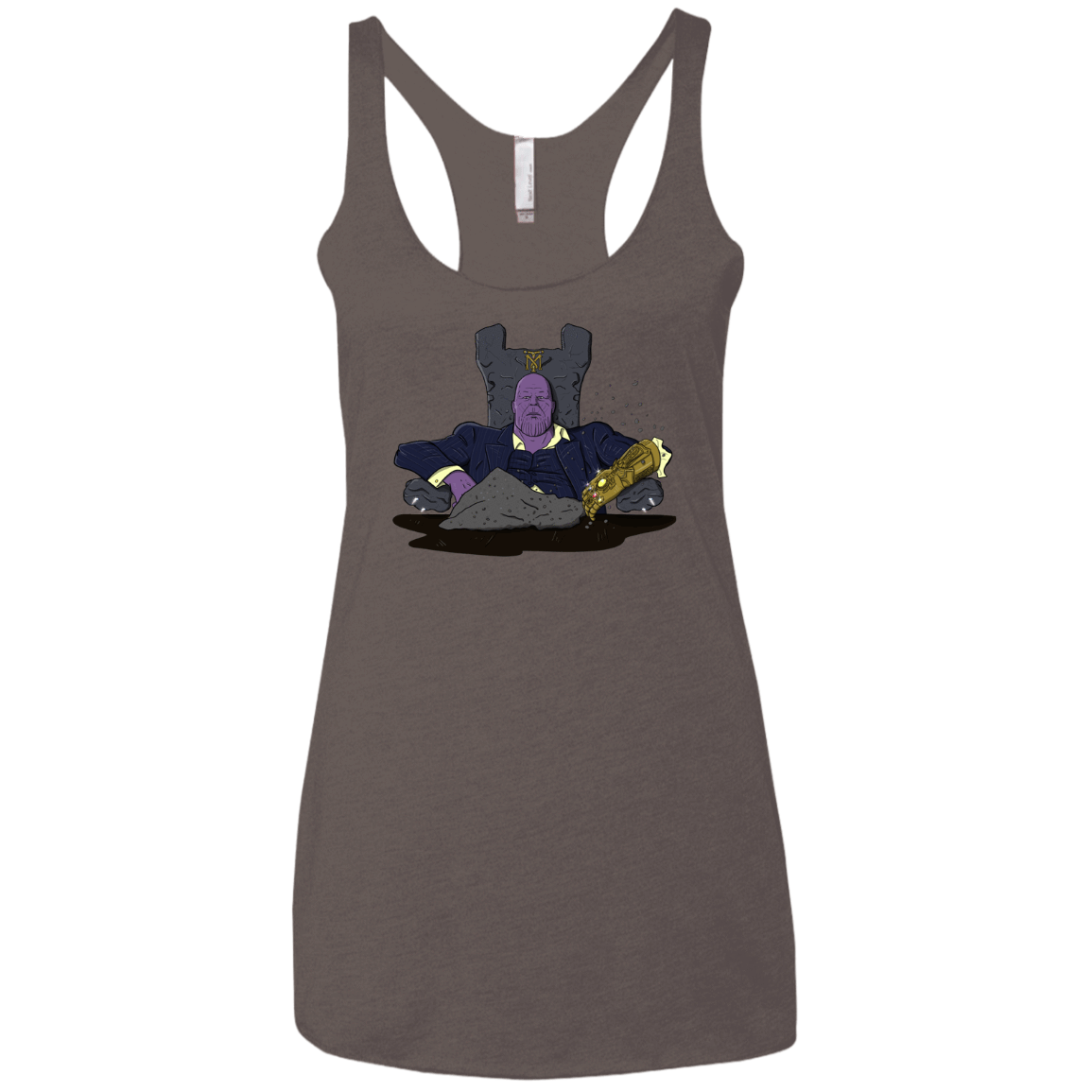 T-Shirts Macchiato / X-Small Thanos Montana Women's Triblend Racerback Tank