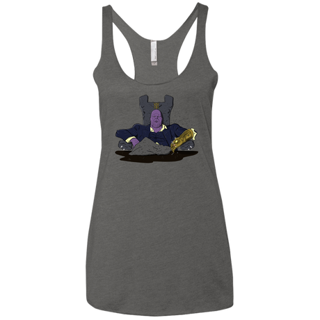 T-Shirts Premium Heather / X-Small Thanos Montana Women's Triblend Racerback Tank