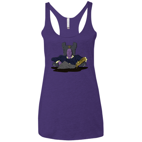 T-Shirts Purple Rush / X-Small Thanos Montana Women's Triblend Racerback Tank