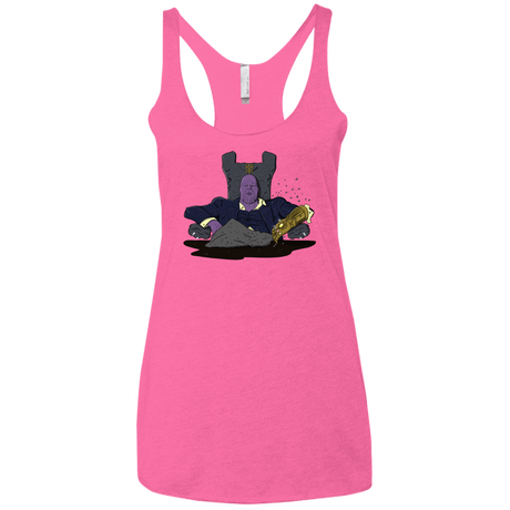 T-Shirts Vintage Pink / X-Small Thanos Montana Women's Triblend Racerback Tank