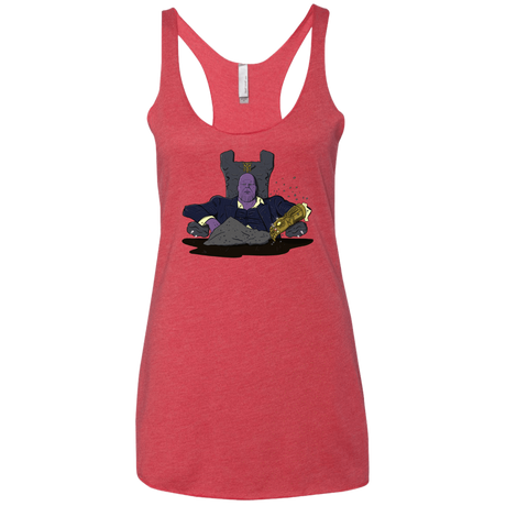 T-Shirts Vintage Red / X-Small Thanos Montana Women's Triblend Racerback Tank