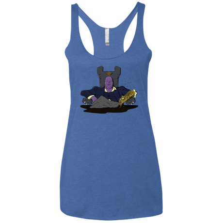 T-Shirts Vintage Royal / X-Small Thanos Montana Women's Triblend Racerback Tank