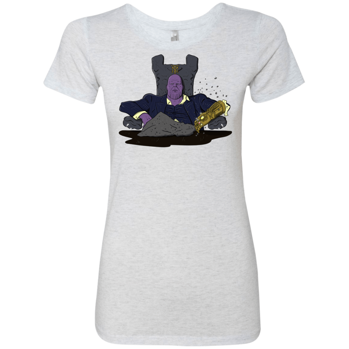 T-Shirts Heather White / S Thanos Montana Women's Triblend T-Shirt