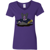 T-Shirts Purple / S Thanos Montana Women's V-Neck T-Shirt