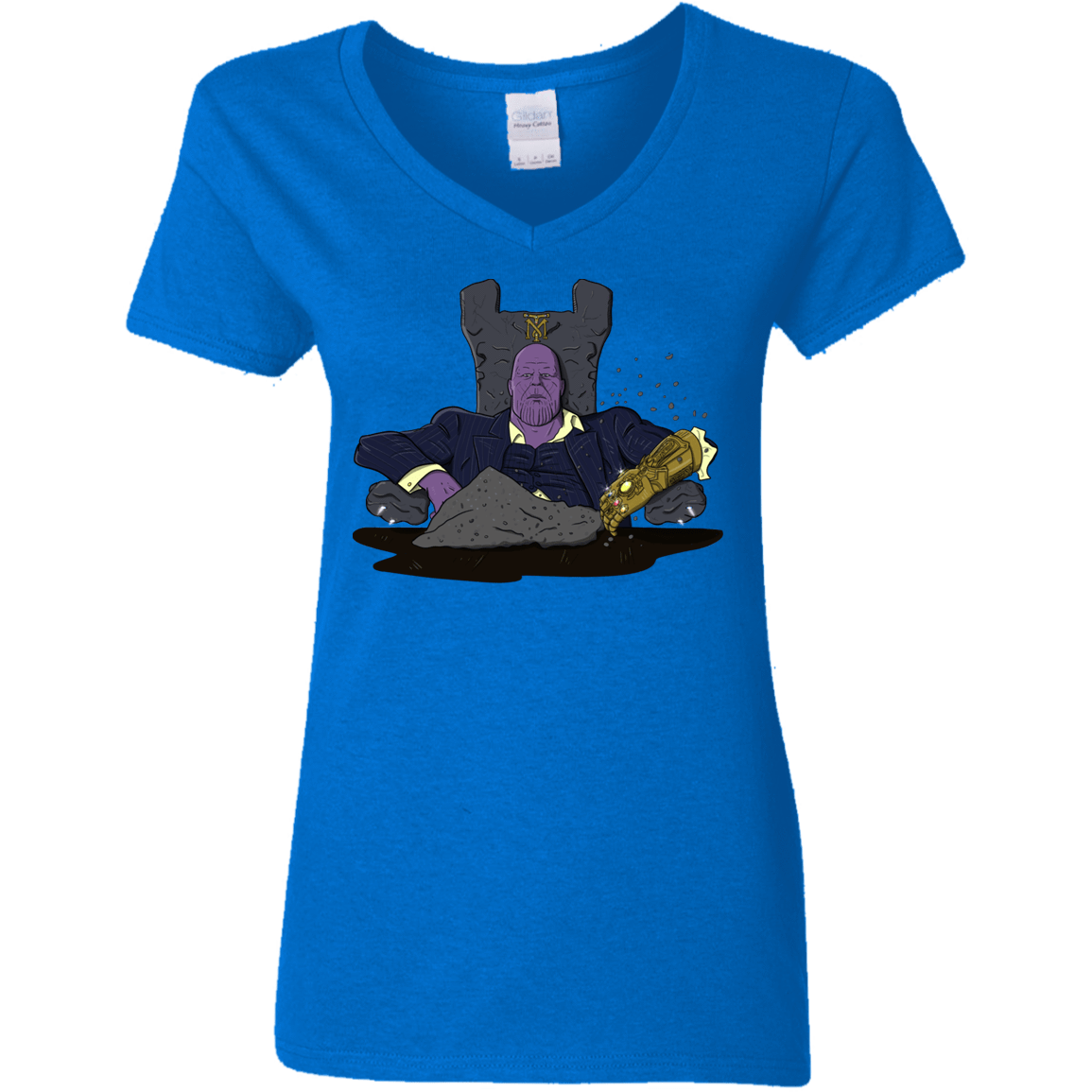 T-Shirts Royal / S Thanos Montana Women's V-Neck T-Shirt