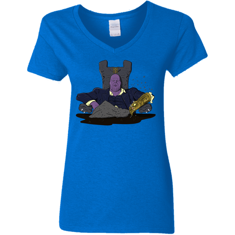 T-Shirts Royal / S Thanos Montana Women's V-Neck T-Shirt