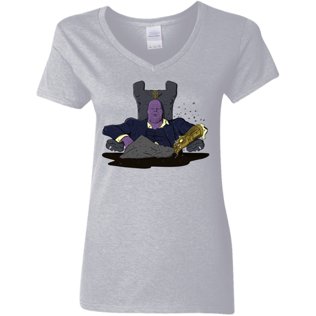 T-Shirts Sport Grey / S Thanos Montana Women's V-Neck T-Shirt